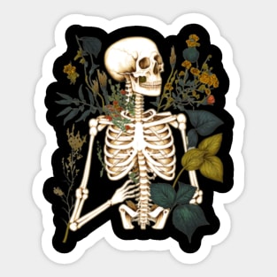 Bones and Botany Sticker